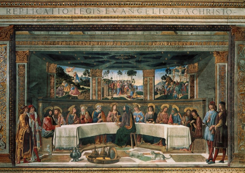 Last Supper. Fresco.