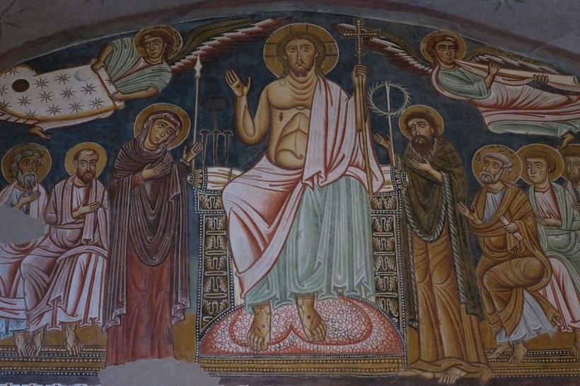 SanSilvestro_frescoes_LastJudgement_Center_WestWall