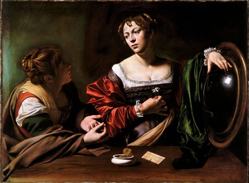Martha_and_Mary_Magdalene small-Caravaggio_(c.1599)
